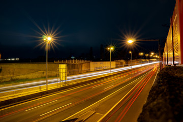 Donauuferautobahn @ Night
