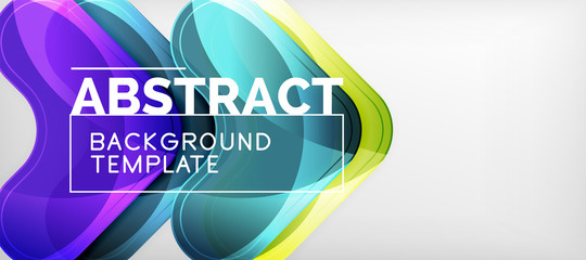 Light effects glossy arrows background