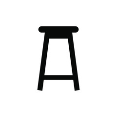 Kitchen chair vector icon