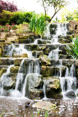 waterfall in Regent’s park London England