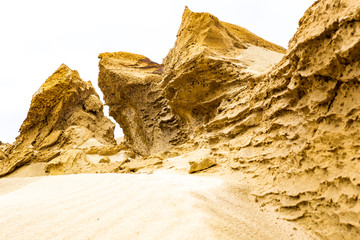 Sand Sculpture Giant sand dunes, Te Paki, Northland, North Island, New Zealand