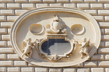 Detail of catholic church in Poland. Pauline monastery in Poland. St. Mary's Sanctuary in Czestochowa.