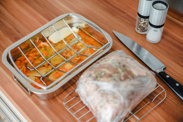 Schweinsbraten vom Grill