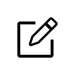 Edit icon vector. Pencil icon. sign up Icon vector