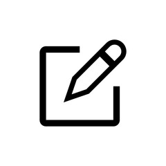 Edit icon vector. Pencil icon. sign up Icon vector