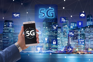 5g concept of internet connection technology
