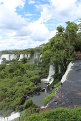 Fototapeta na wymiar Argentinien Foz do Iguacu Wasserfall