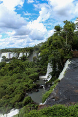 Fototapeta na wymiar Argentinien Foz do Iguacu Wasserfall