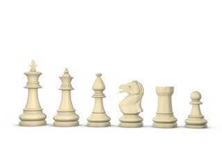 Chess pieces set