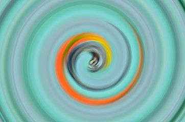 Chromatic spiral decorative abstract colorful swirl background