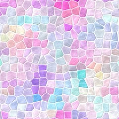 abstract nature marble plastic stony mosaic tiles texture background with white grout - light pastel pink blue purple violet gray mauve colors