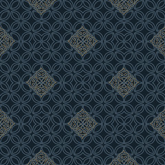 Abstract line art eastern pattern