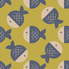 Fish geometric pattern