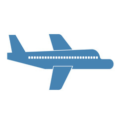 airplane simple art geometric illustration