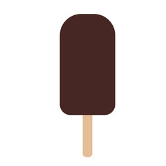 ice cream color simple illustration