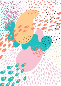 background with dots and molecules