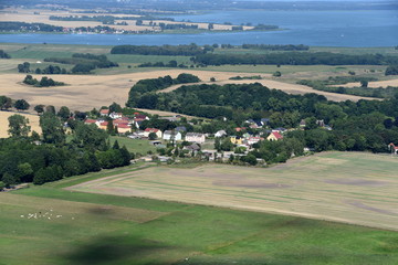 Fototapeta na wymiar Hohendorf in der Nähe von Wolgast