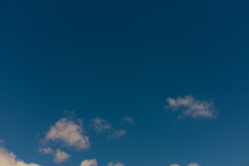 blue sky with white clouds