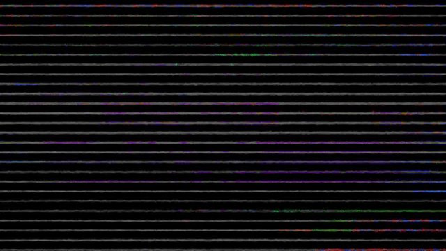 Glitch Noise Tv Screen Colored Lines Background Motion