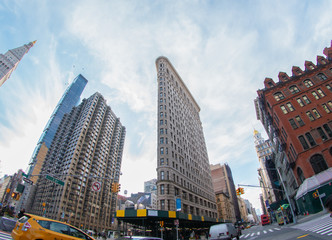 Fototapeta na wymiar Buildings around Madison Square Park - New York City, USA