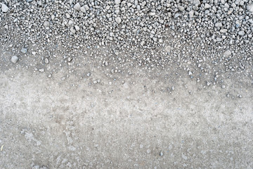 Dry Gravel Background with Dust Gradient