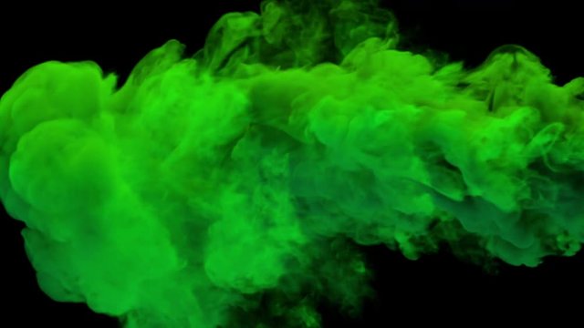 Colored torch smoke. Separated on pure black background, contains alpha channel.