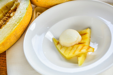 plate of potatoes on plate