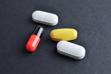 Tablets and capsule.