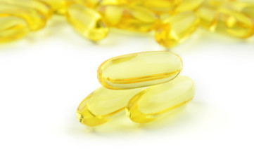 Three capsules Omega 3.