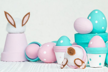 Fototapeta na wymiar Cute Easter decorations