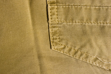 clothing items washed cotton fabric texture with seams