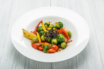 brussels sprouts with bacon and chestnuts for christmas