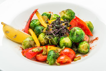 brussels sprouts with bacon and chestnuts for christmas