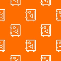 Safe pattern vector orange for any web design best