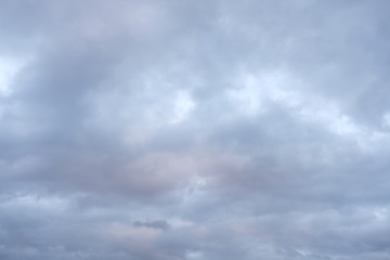 Evening Sky with clouds