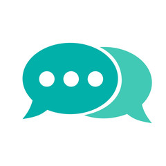 Speech bubble icon. Vector illustration