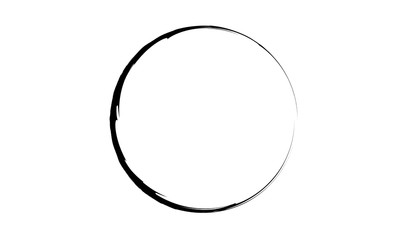 Grunge oval frame.Grunge circle.Grunge black circle.