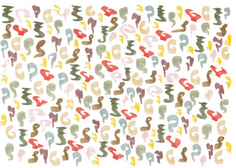 Abstract colorful watercolor