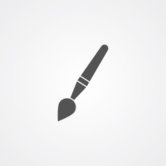 Paintbrush vector icon sign symbol