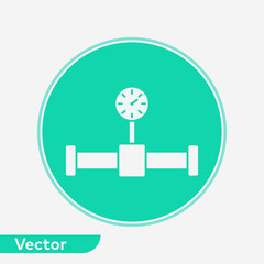 Pipe vector icon sign symbol