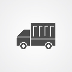 Truck vector icon sign symbol