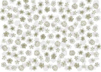 abstract white flower background