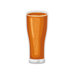 glass with beer isolated icon