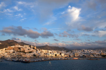 Obraz premium Port of Naxos island, Cyclades, Greece