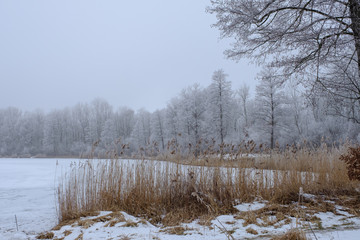 Zugefrorener See