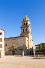 Fototapeta na wymiar Ponferrada, Spain. Basilica Nuestra Senora de la Encina, XVI c.