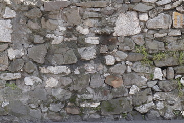 Stone wall texture.