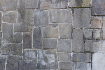 Stone wall texture.