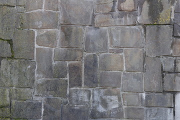 Stone wall texture.