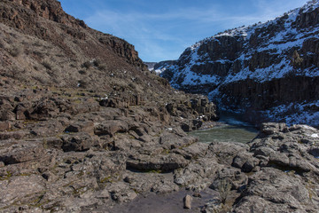 White river falls state park in Oregon